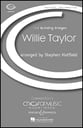 Willie Taylor SATB choral sheet music cover